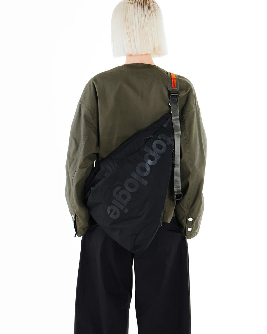 Topologie Wares Bags Sling Messenger Large Black Tech Sateen - @dv