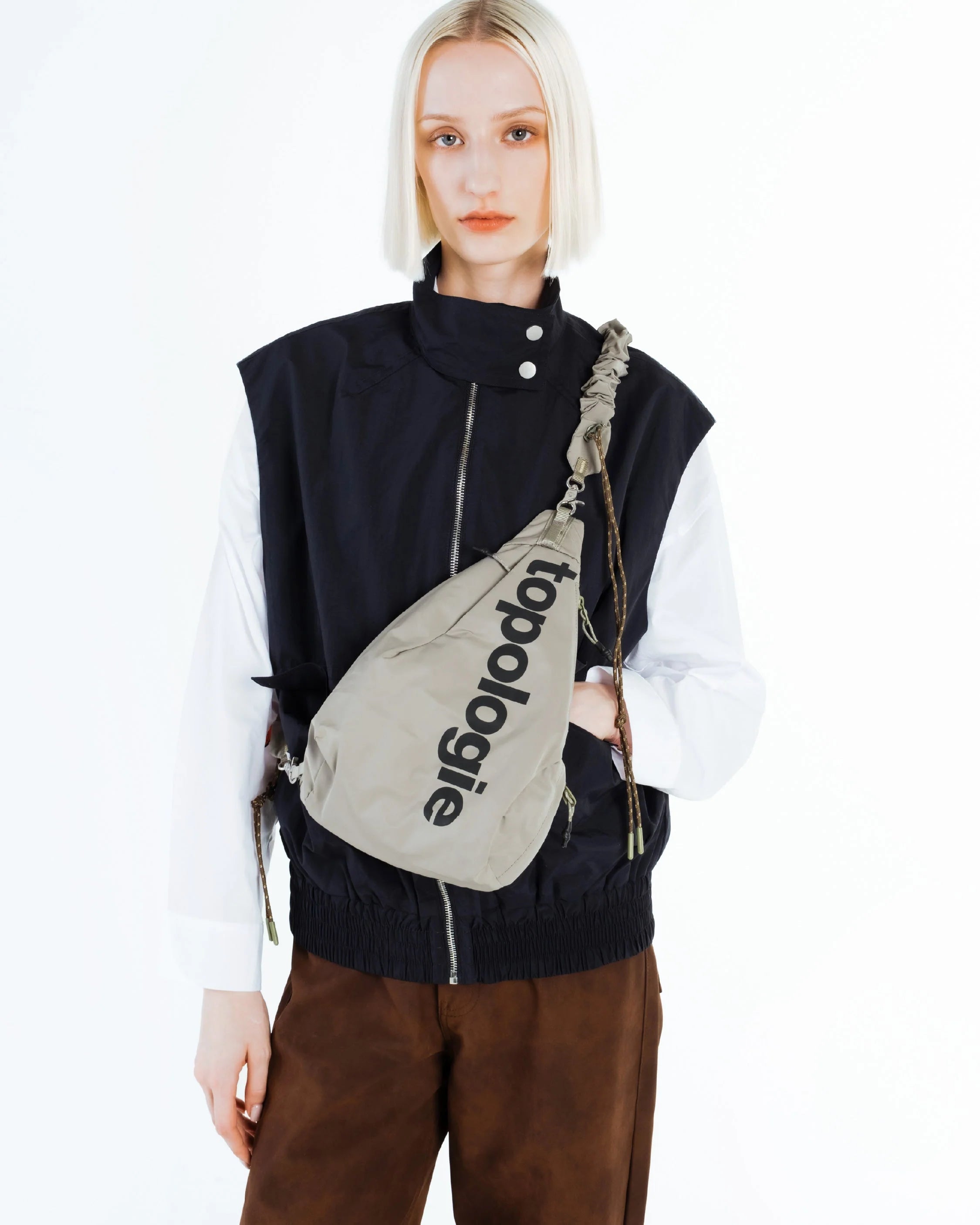 Topologie Wares Bags Sling Messenger Small Moss Tech Sateen - @dv