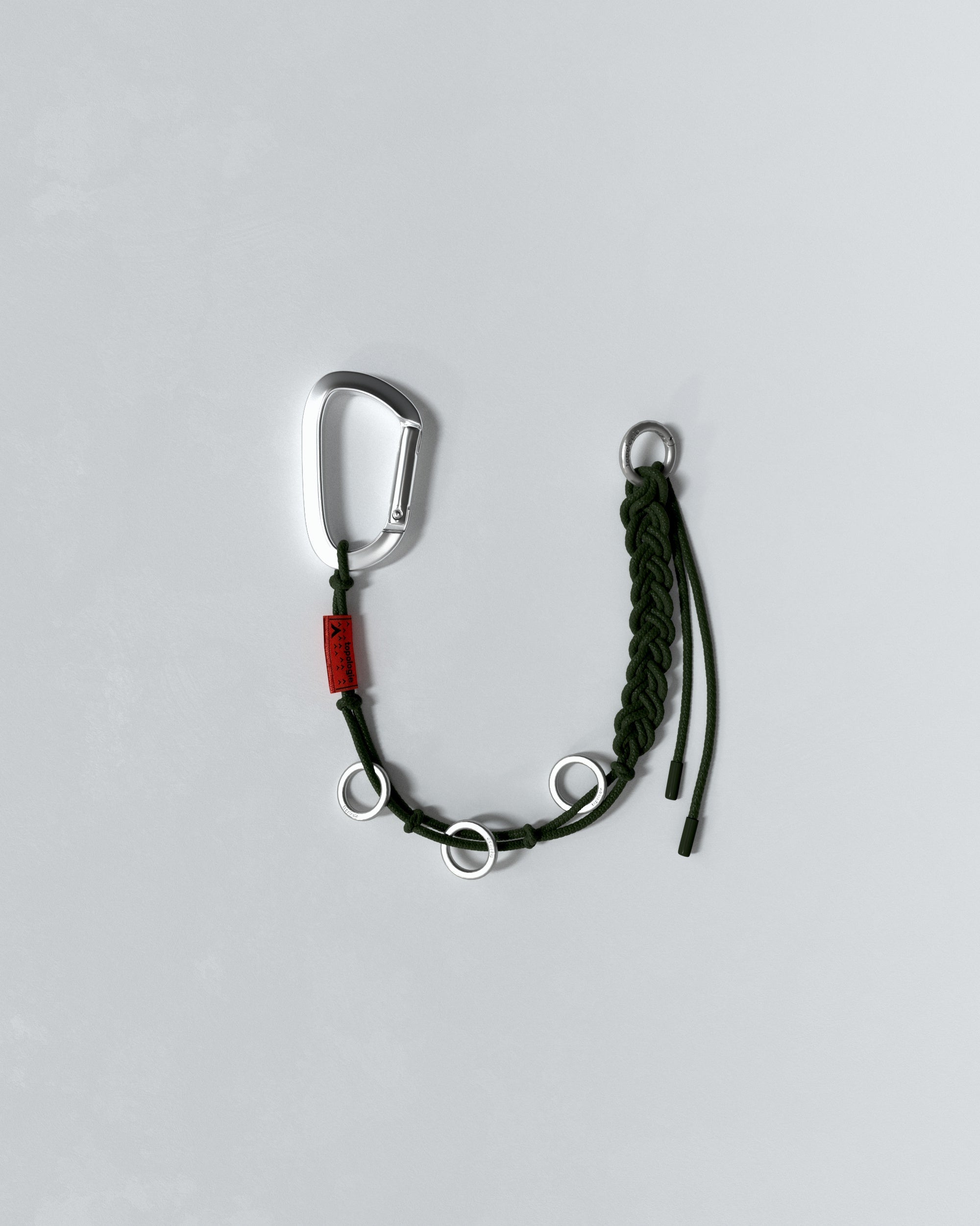 Topologie Wares Braided Keychain Deep Forest - @dv