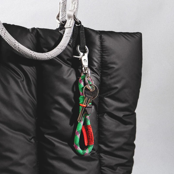 Topologie Wares Straps 8mm Loop Key Holder Black Reflective Lattice - @dv